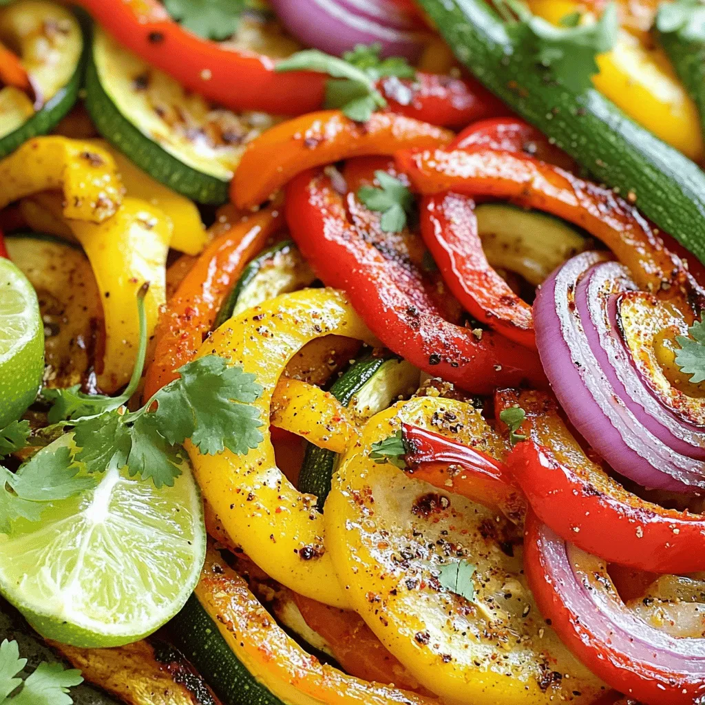 Sheet Pan Fajita Veggies Flavorful and Easy Recipe