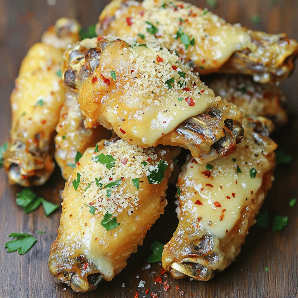Crispy Garlic Parmesan Wings Flavorful and Easy Recipe