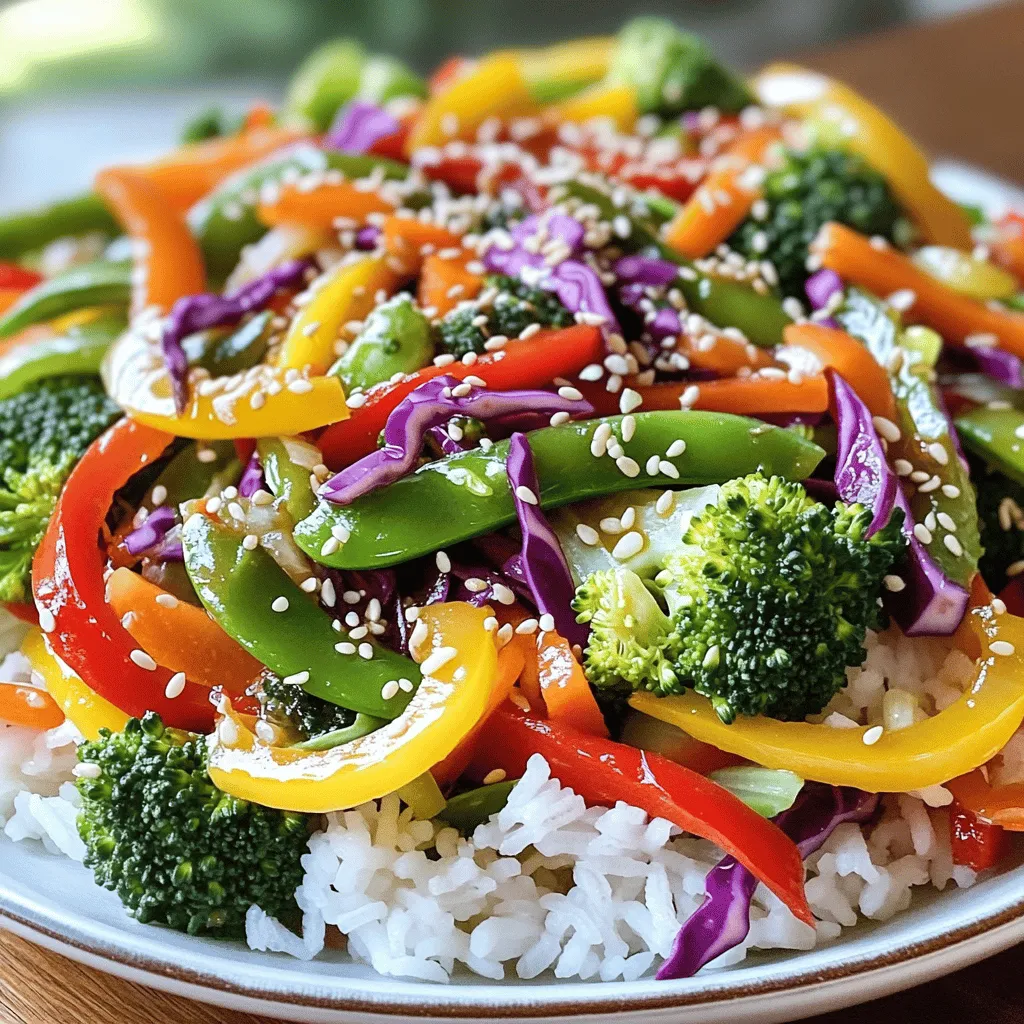 Rainbow Veggie Stir Fry Flavorful and Fresh Meal