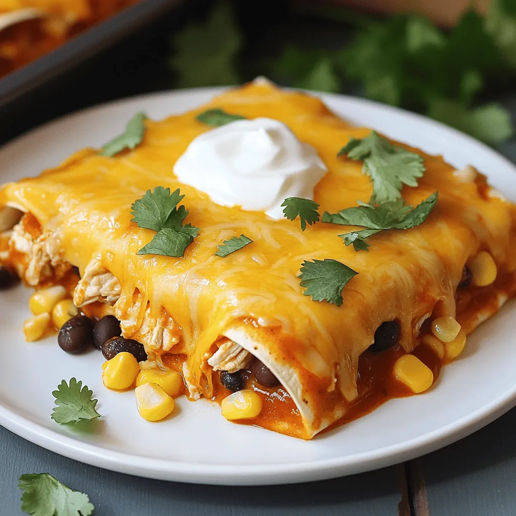 Easy Chicken Enchilada Bake Simple Family Dinner
