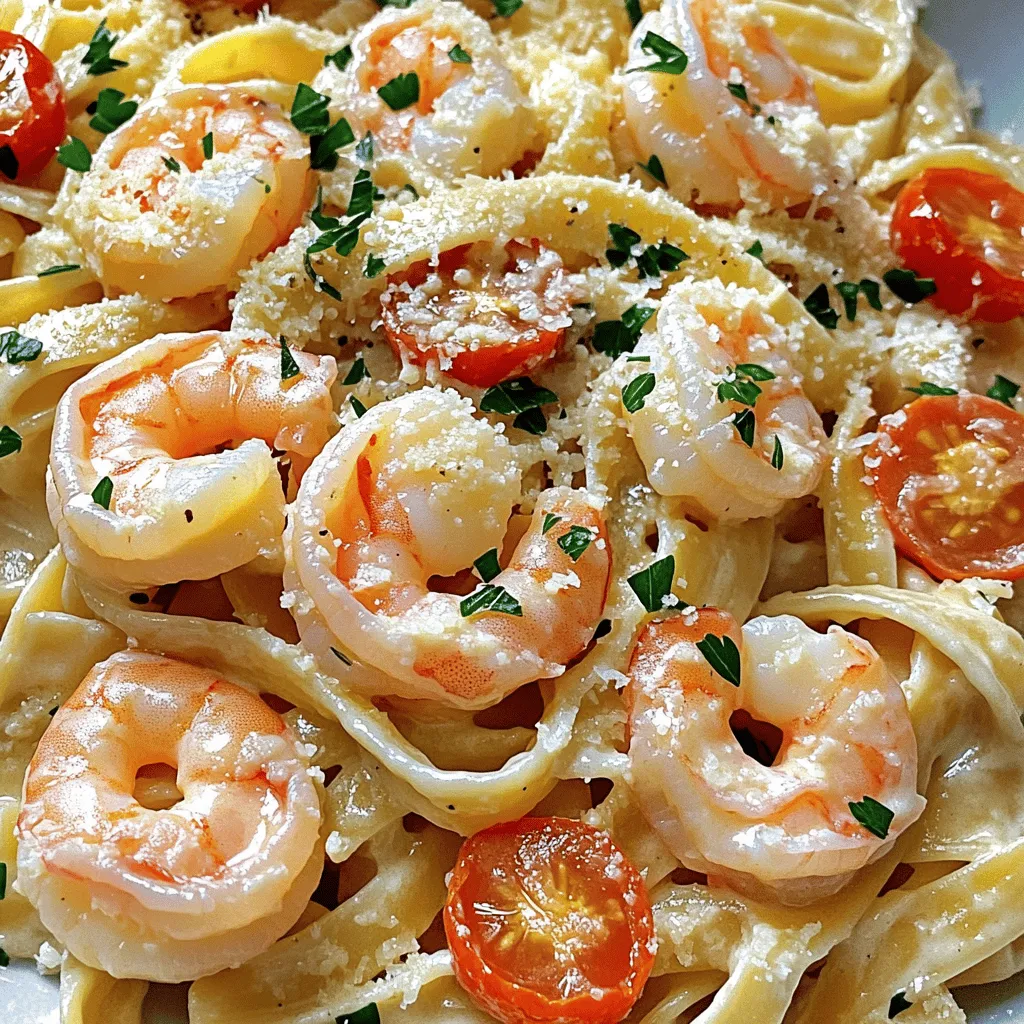 Creamy Garlic Shrimp Pasta Simple and Tasty Delight