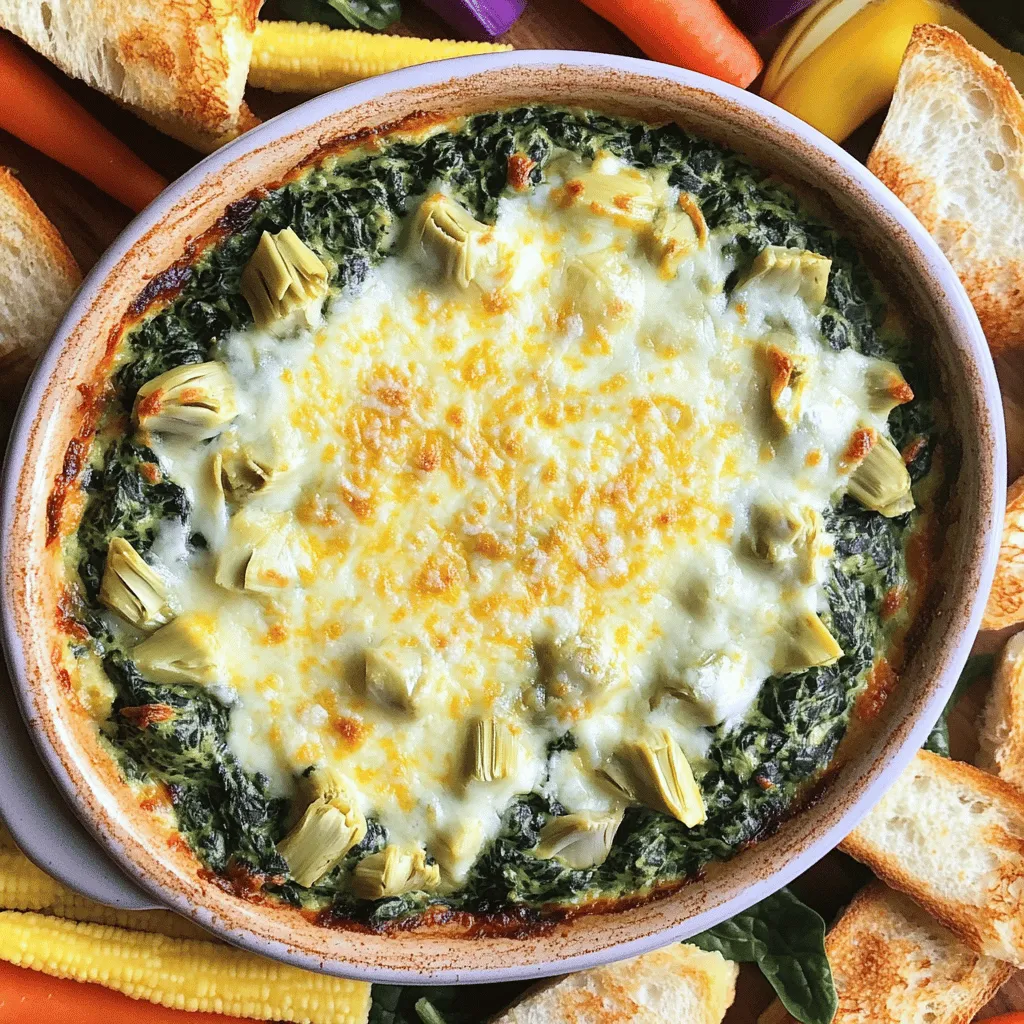 Savory Spinach Artichoke Dip Flavorful Party Treat