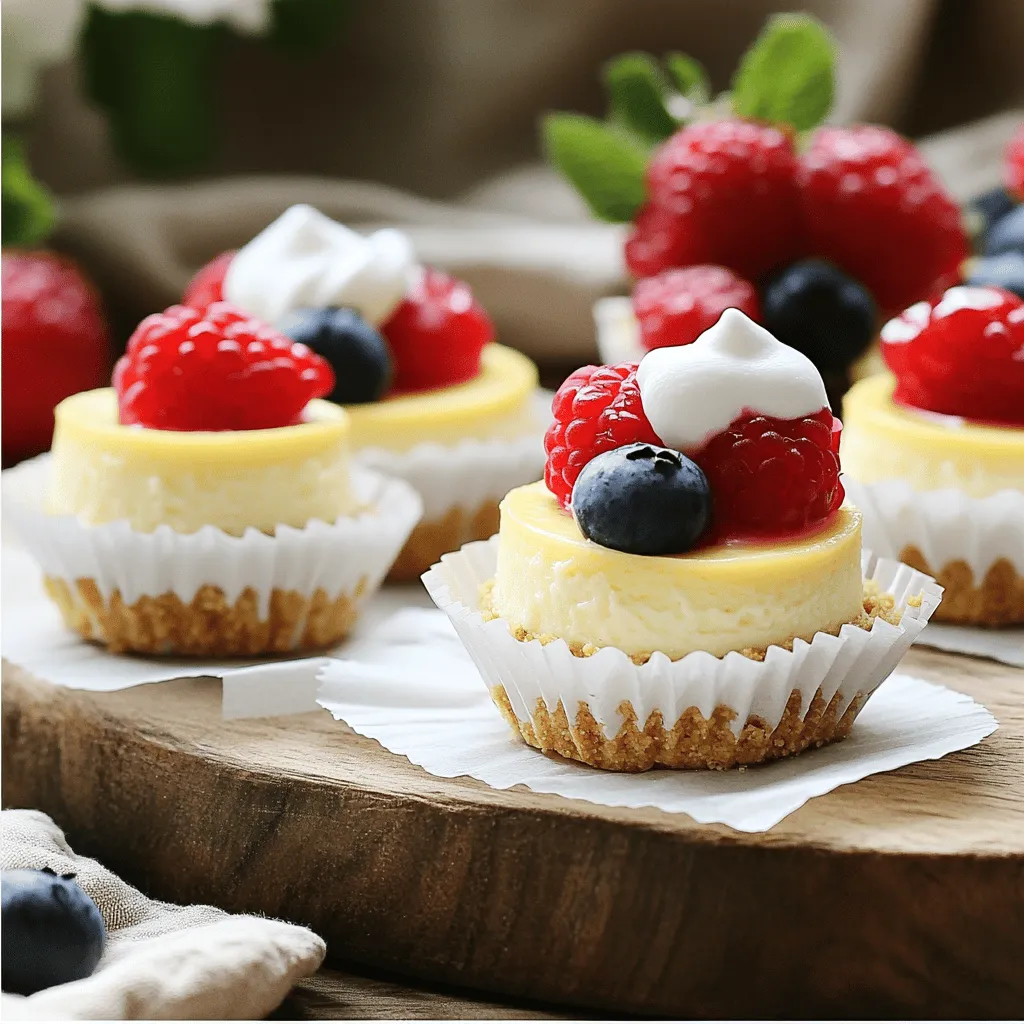 Mini Cheesecake Bites Delightful No-Bake Treat Recipe