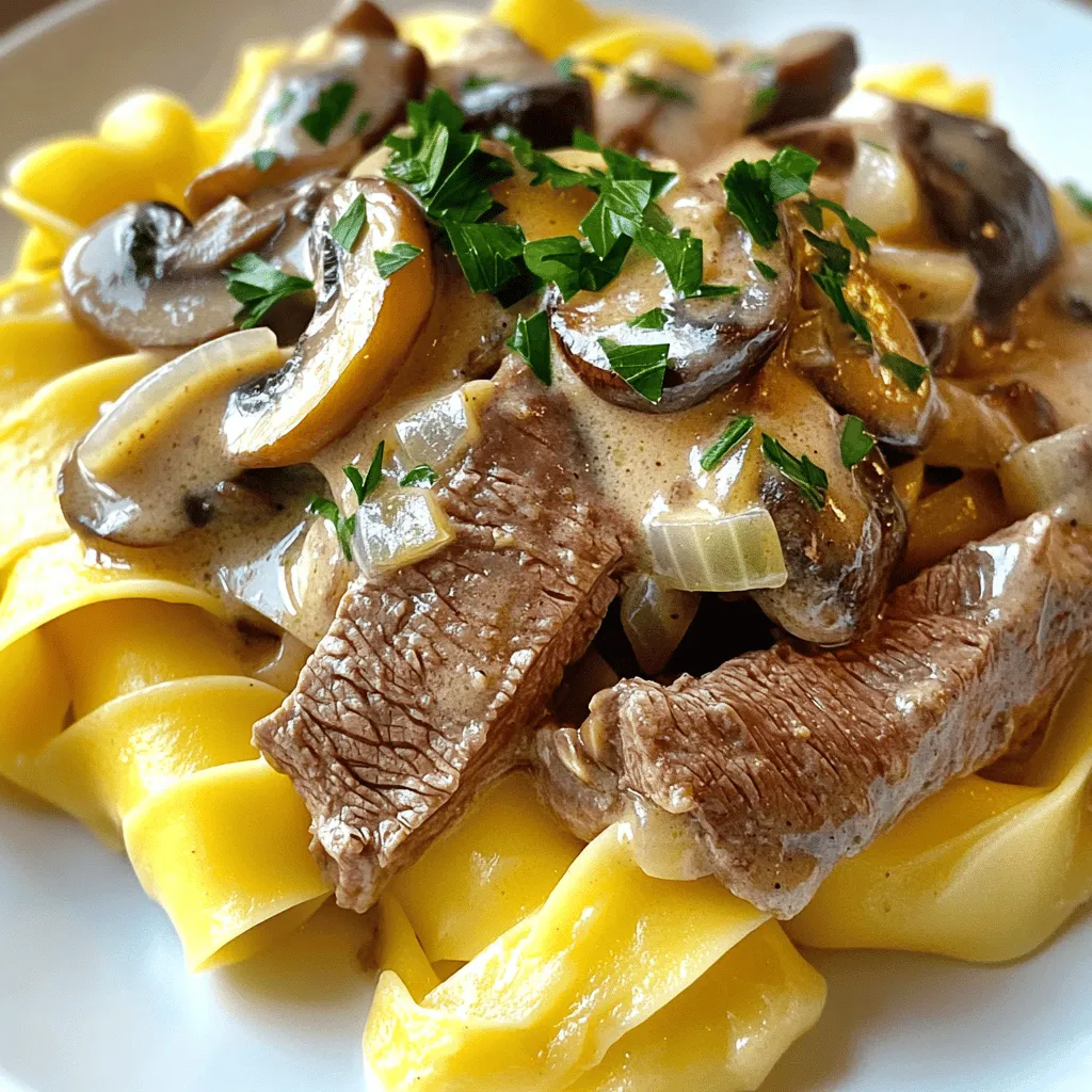 Instant Pot Beef Stroganoff Flavor-Packed Dish