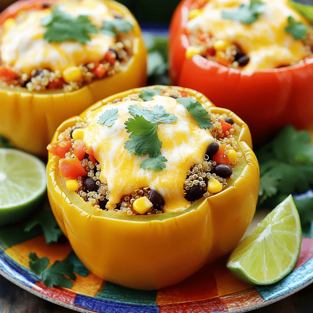 Cheesy Stuffed Bell Peppers Flavorful and Simple Dish