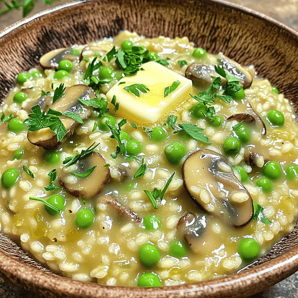 Mushroom Risotto Creamy and Flavorful Comfort Dish