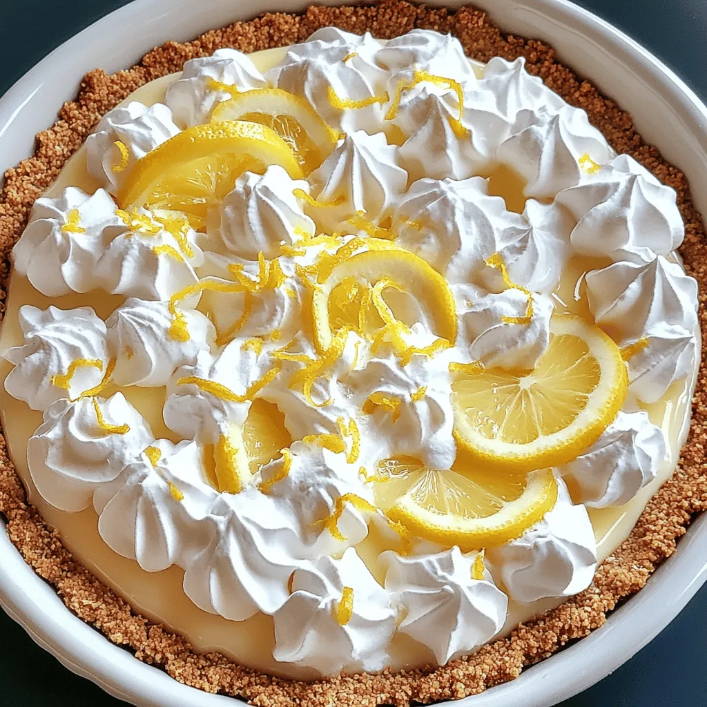 No-Bake Lemon Icebox Pie Simple and Delicious Dessert