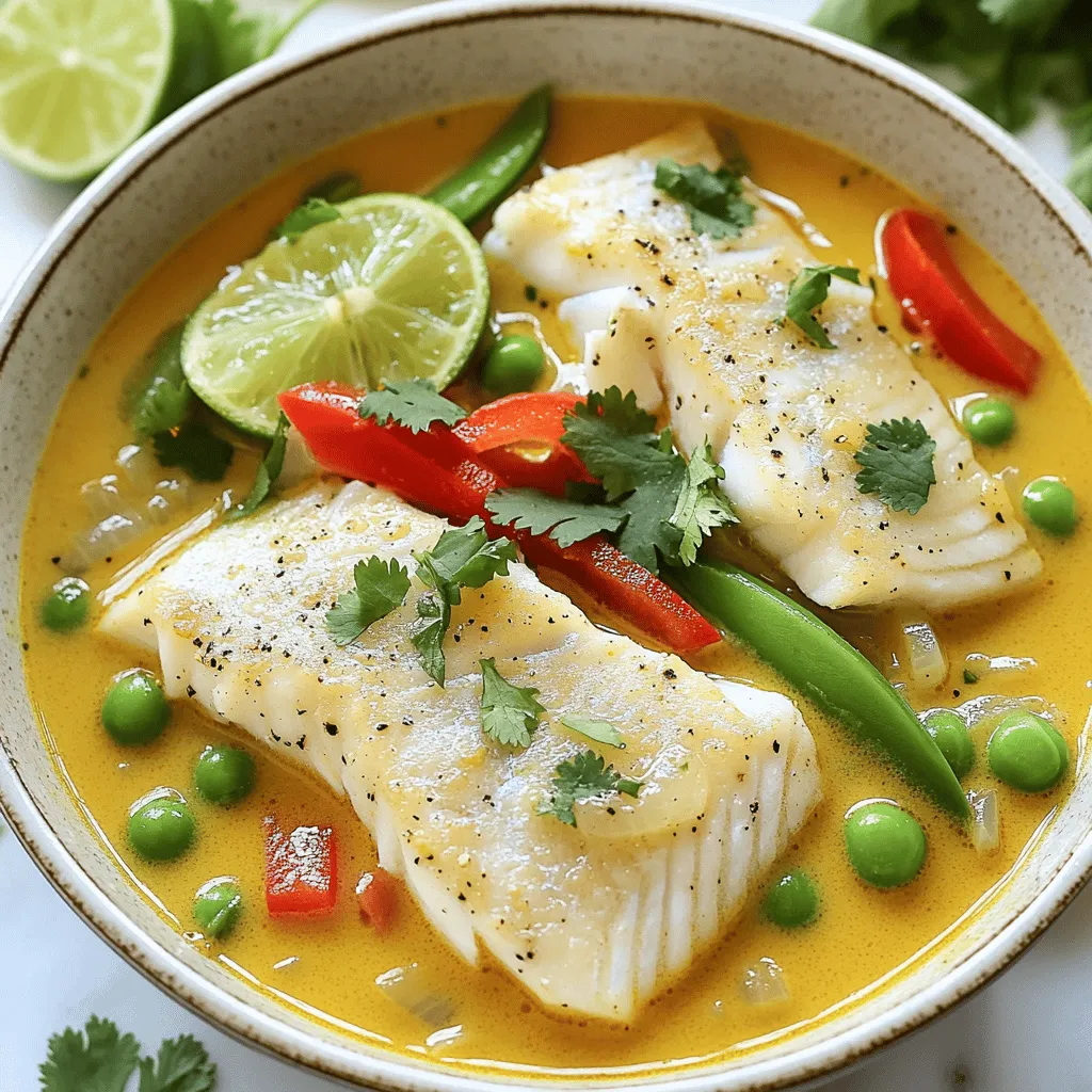 Coconut Lime Fish Soup Fresh and Flavorful Delight