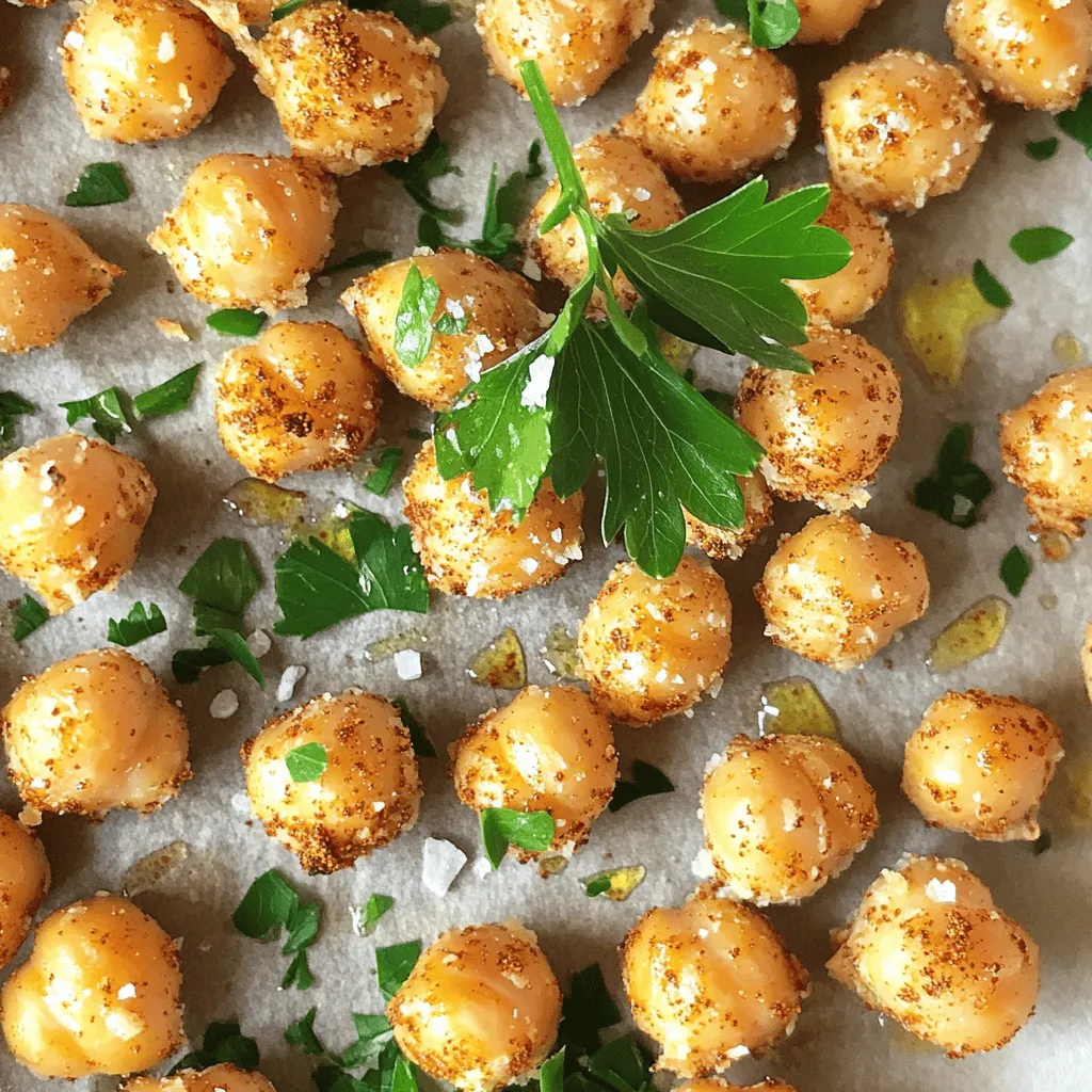 Crispy Baked Chickpeas Simple and Flavorful Snack
