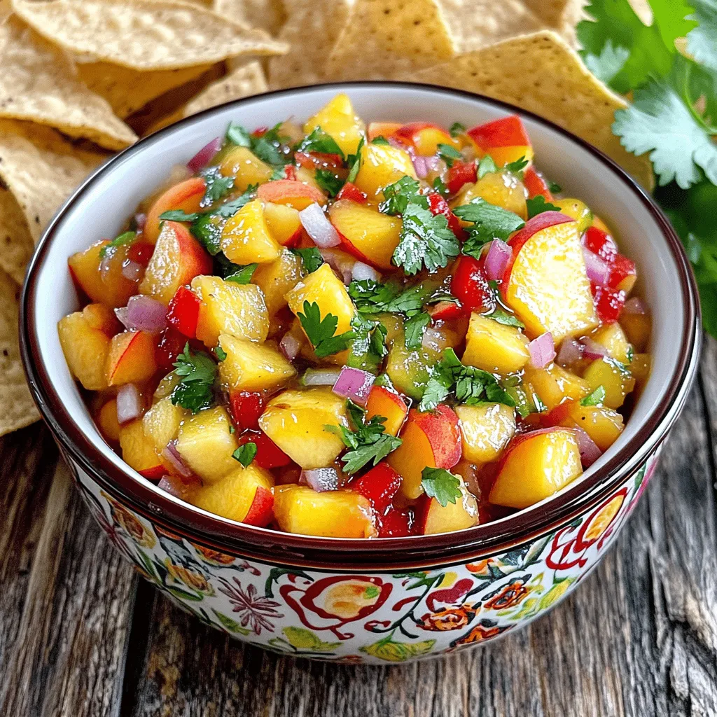 Peach Salsa Fresh and Flavorful Summer Treat