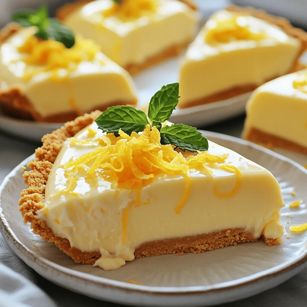 No Bake Lemon Icebox Pie Easy and Fun Dessert Recipe