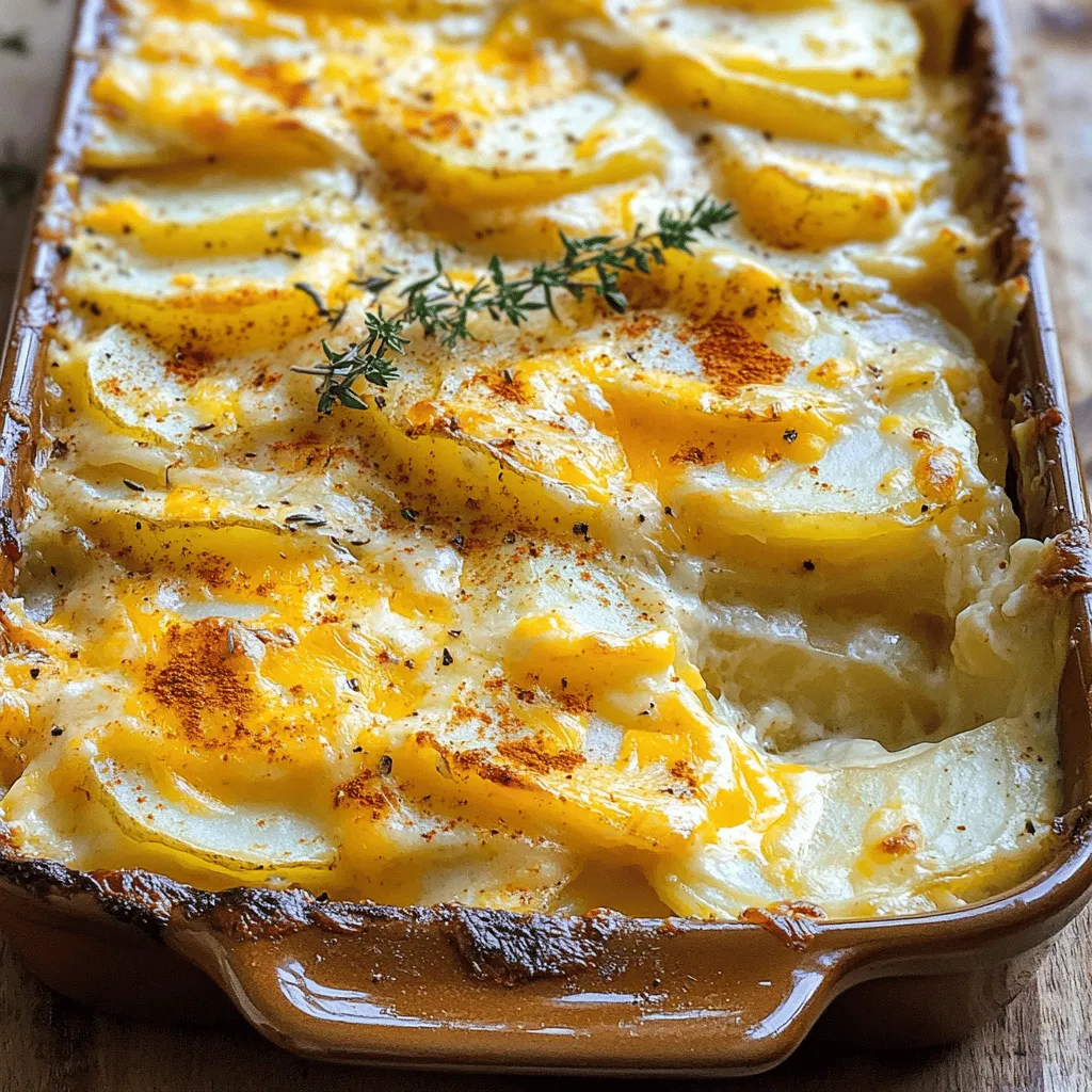 Cheesy Scalloped Potatoes Rich and Creamy Delight