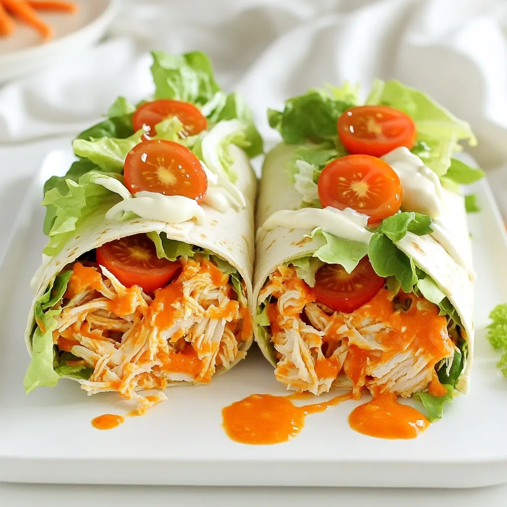 Buffalo Chicken Wraps Flavor-Packed and Easy Recipe