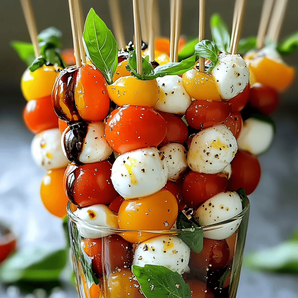 Caprese Salad Skewers Fresh and Flavorful Delight