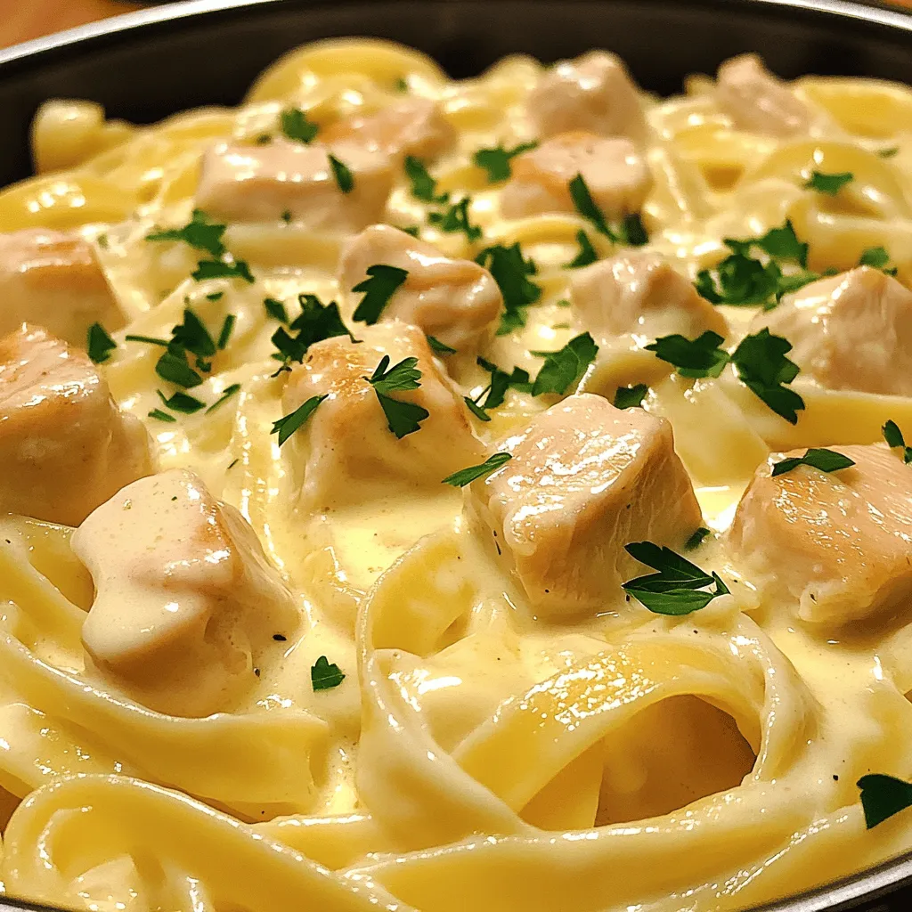 Instant Pot Chicken Alfredo Creamy and Quick Meal