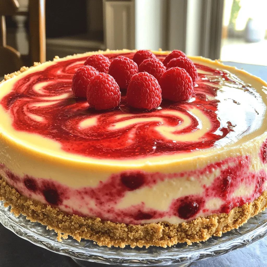 Raspberry Swirl Cheesecake Creamy and Delightful Treat