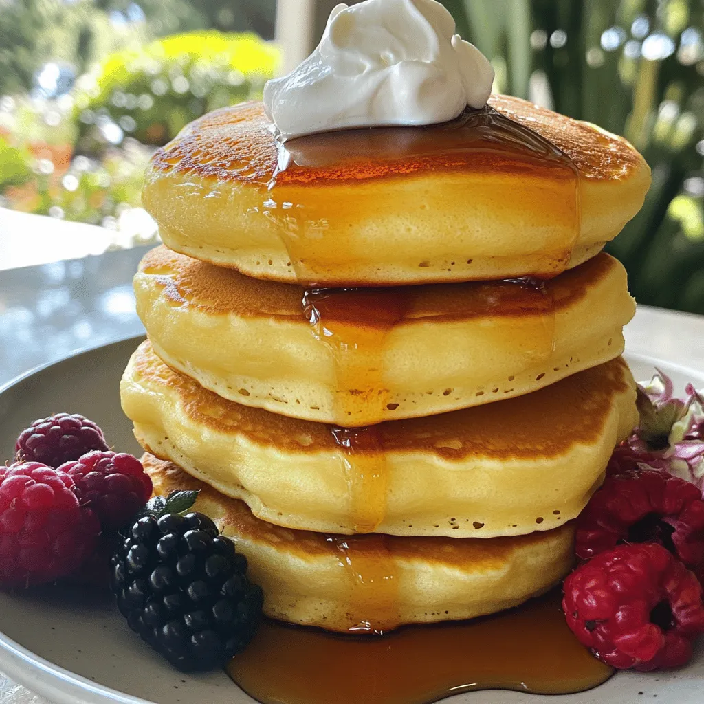 Fluffy Japanese Soufflé Pancakes Simple and Soft Delight
