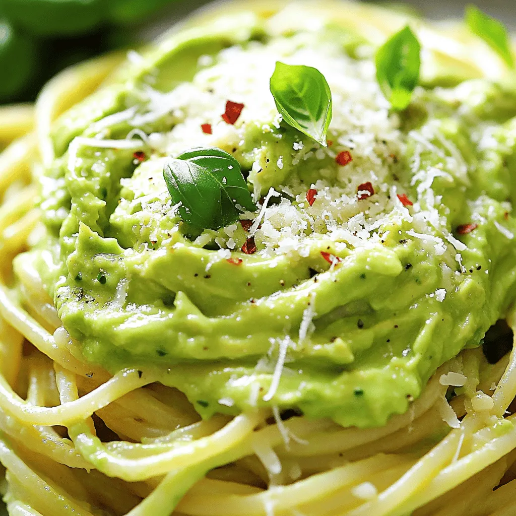 Creamy Avocado Pasta Flavorful and Easy Recipe