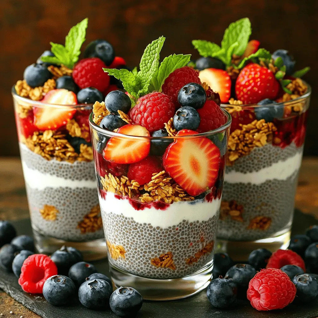 Berry Chia Pudding Parfaits Simple and Tasty Treat