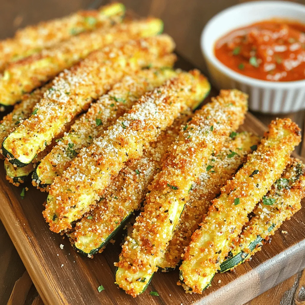 Air Fryer Parmesan Zucchini Fries Crispy and Quick