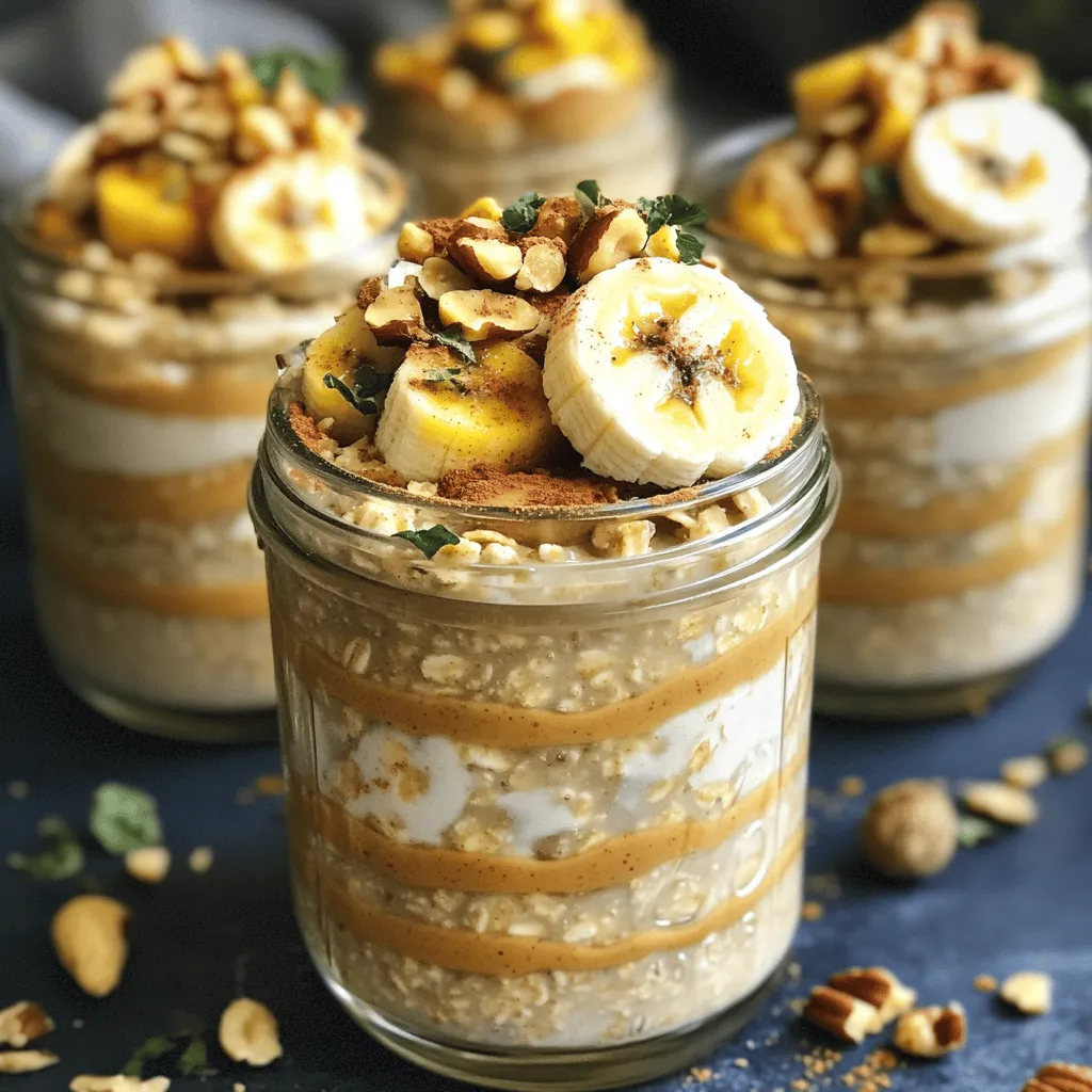 Peanut Butter Banana Overnight Oats Simple Recipe
