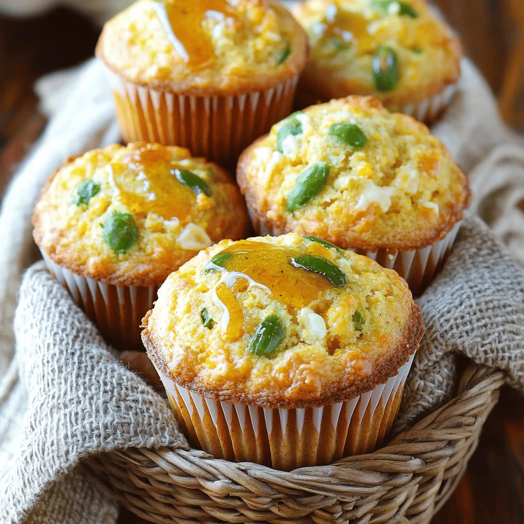 Cheddar Jalapeño Cornbread Muffins Flavorful Delight