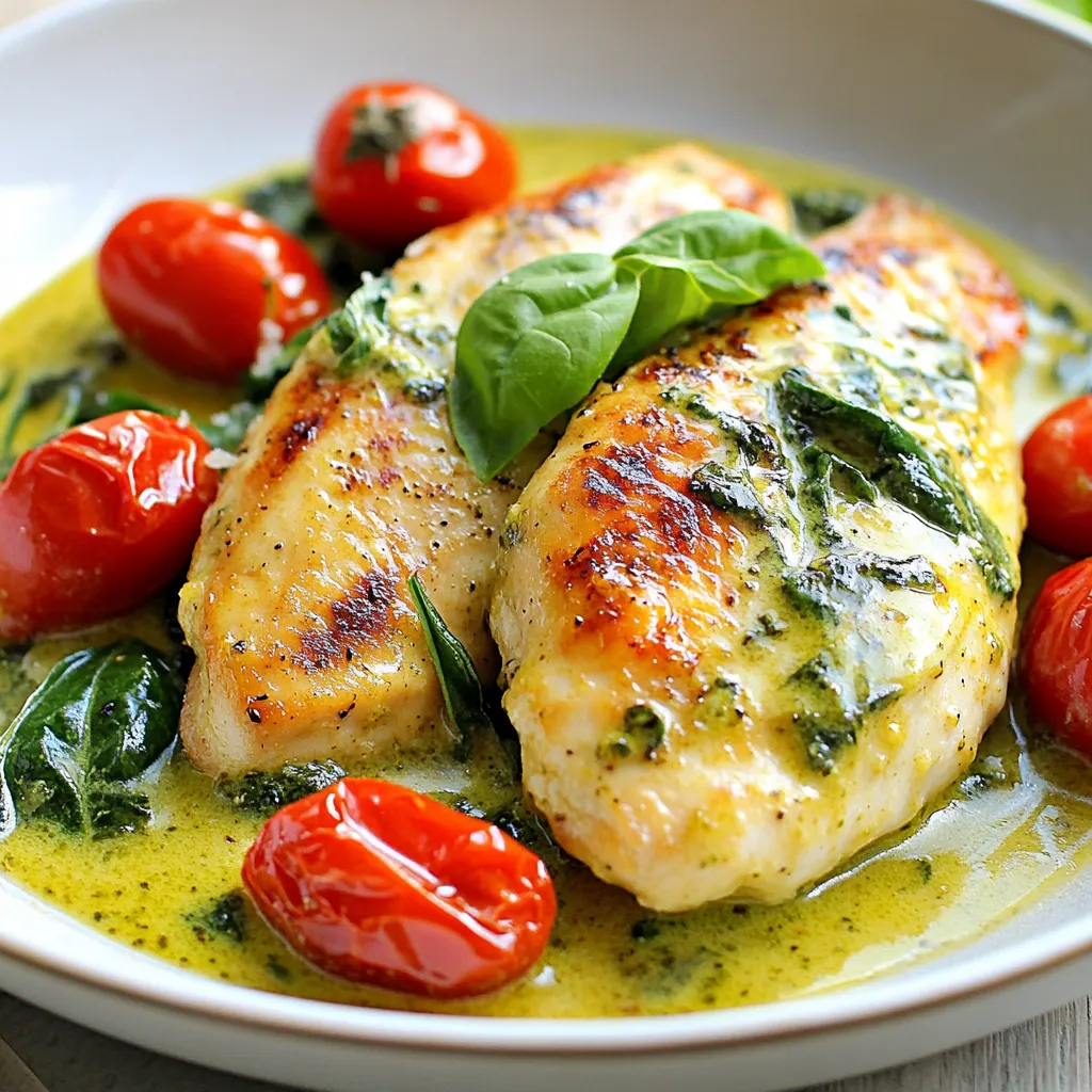 Creamy Pesto Chicken Skillet Savory Dinner Delight