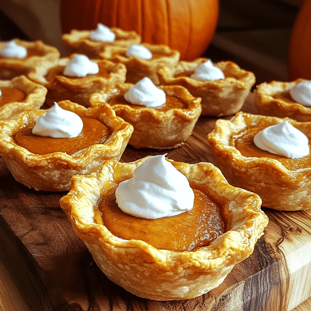 Mini Pumpkin Pies Simple Delightful Dessert Recipe