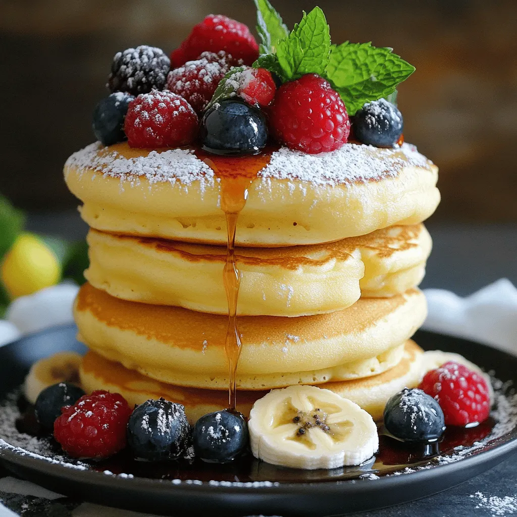 Fluffy Japanese Souffle Pancakes Easy and Delicious Recipe