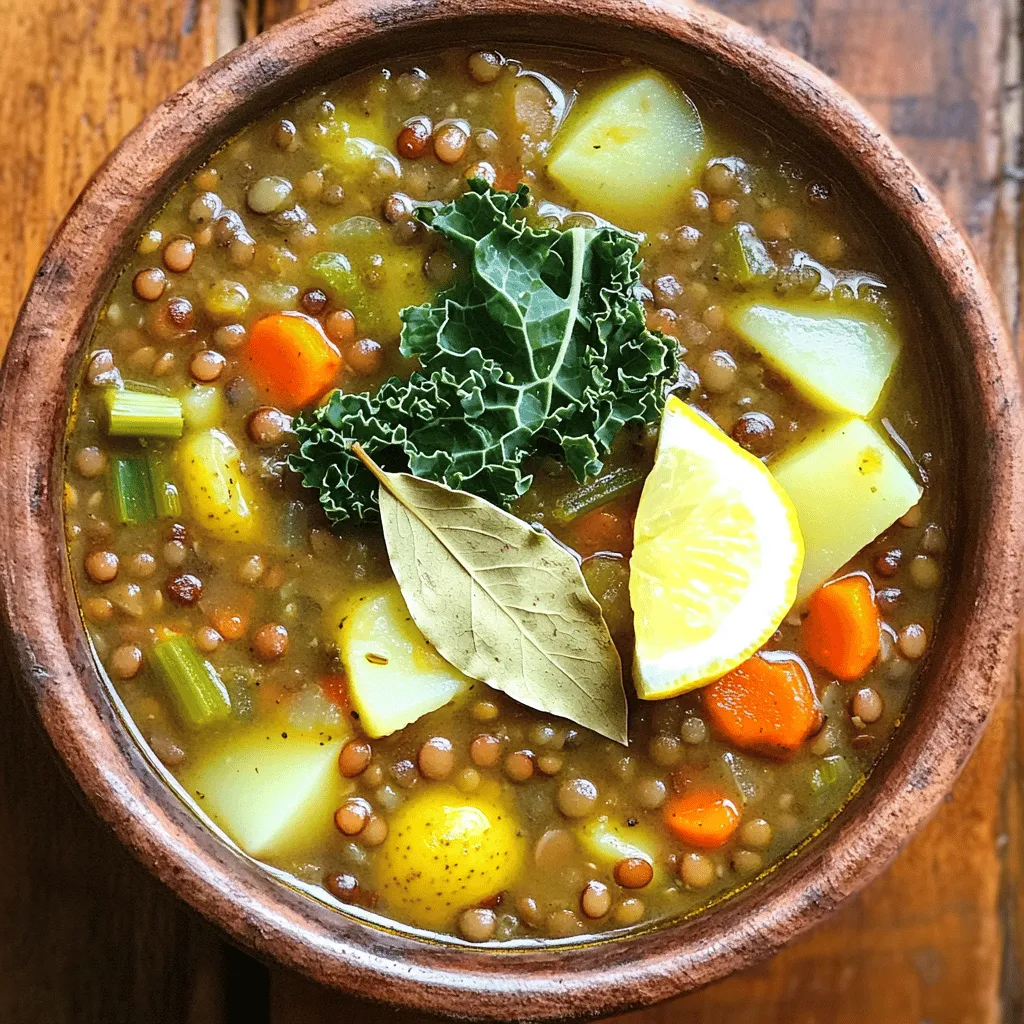 Hearty Lentil Potato Soup Flavorful and Nutritious Meal