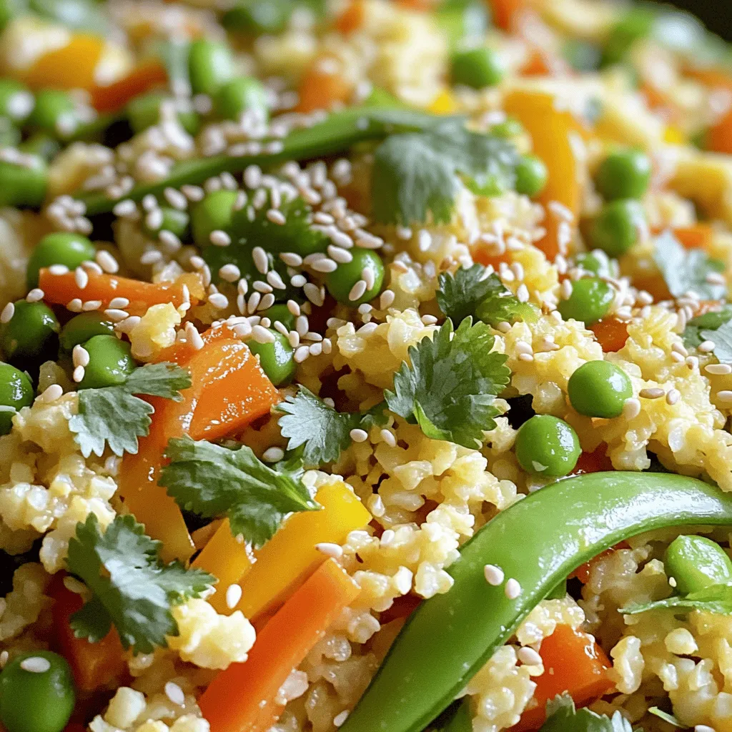 Cauliflower Rice Stir Fry Flavorful and Quick Meal