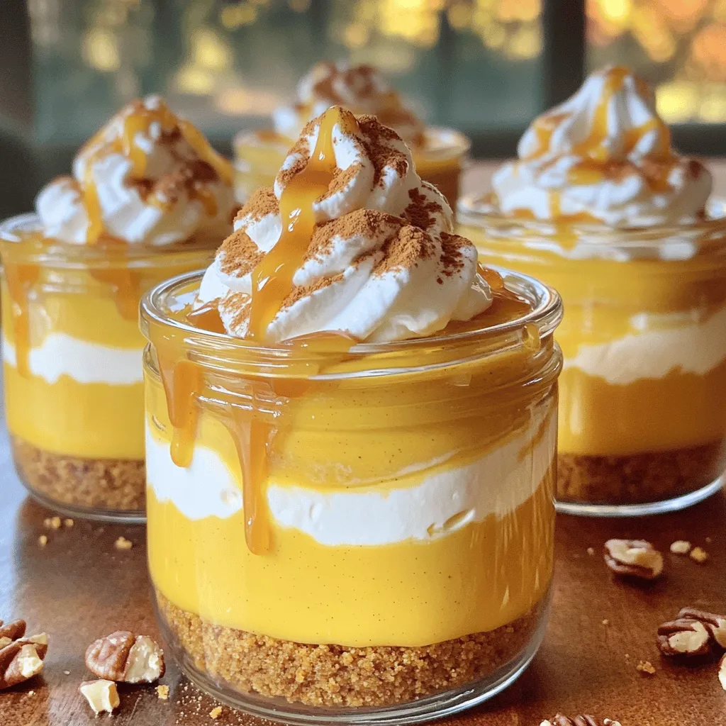 No-Bake Pumpkin Spice Cheesecake Jars Delightful Treat