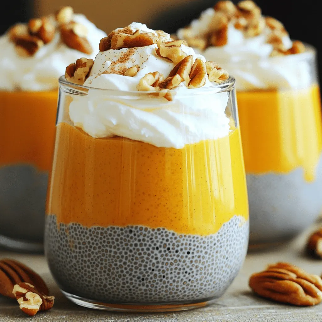 Pumpkin Pie Chia Pudding Tasty Fall Delight