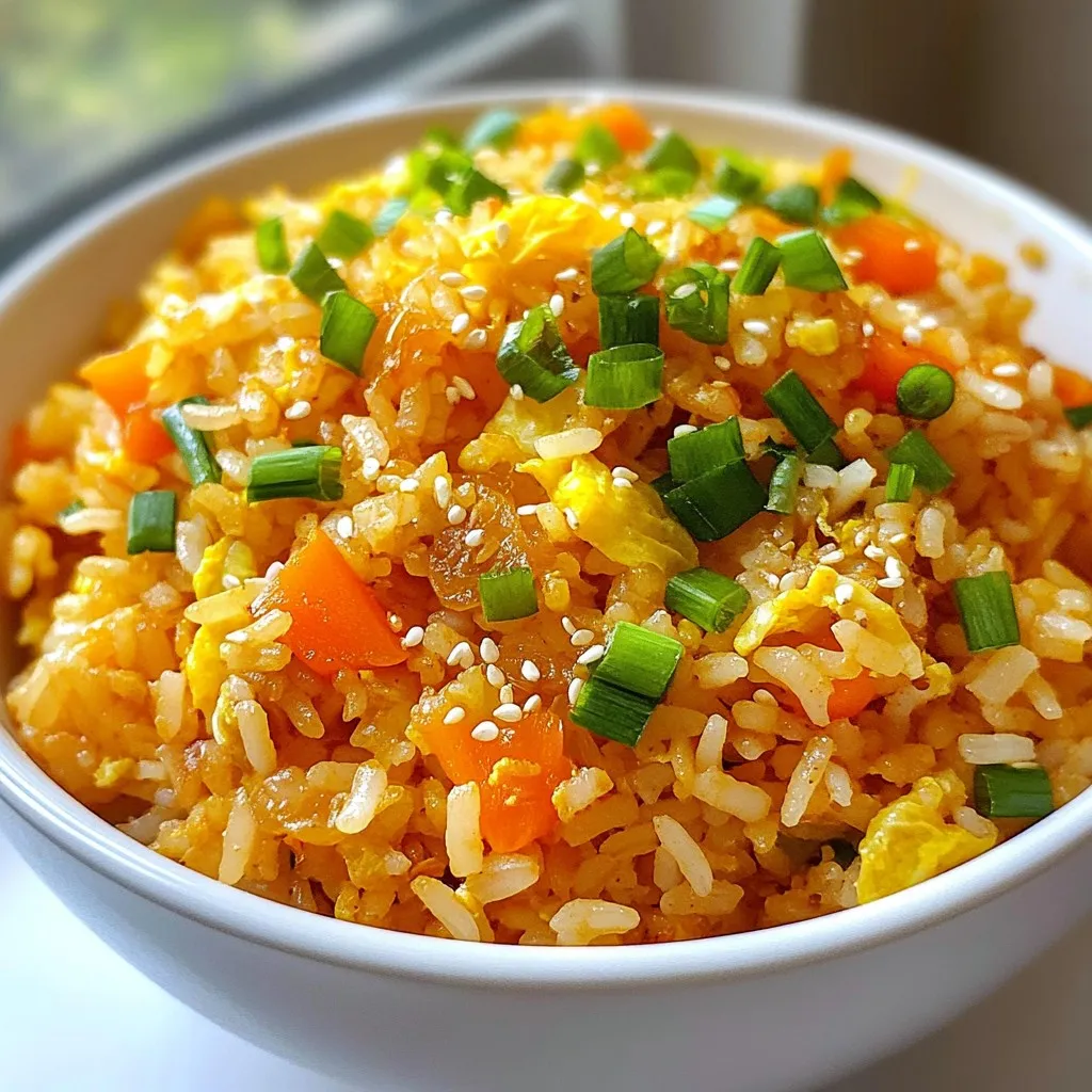 Spicy Kimchi Fried Rice Flavorful and Easy Recipe