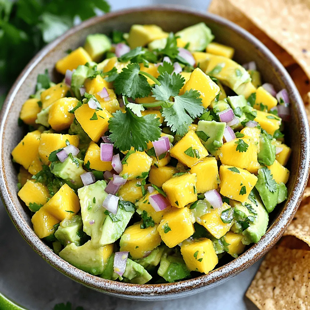 Mango Avocado Salsa Fresh and Flavorful Delight