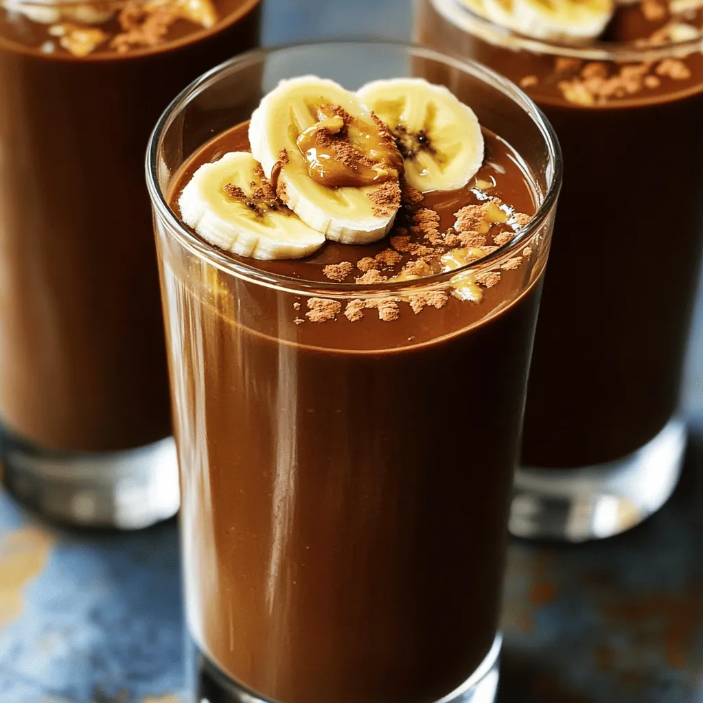 Chocolate Banana Smoothie Energizing and Healthy Blend