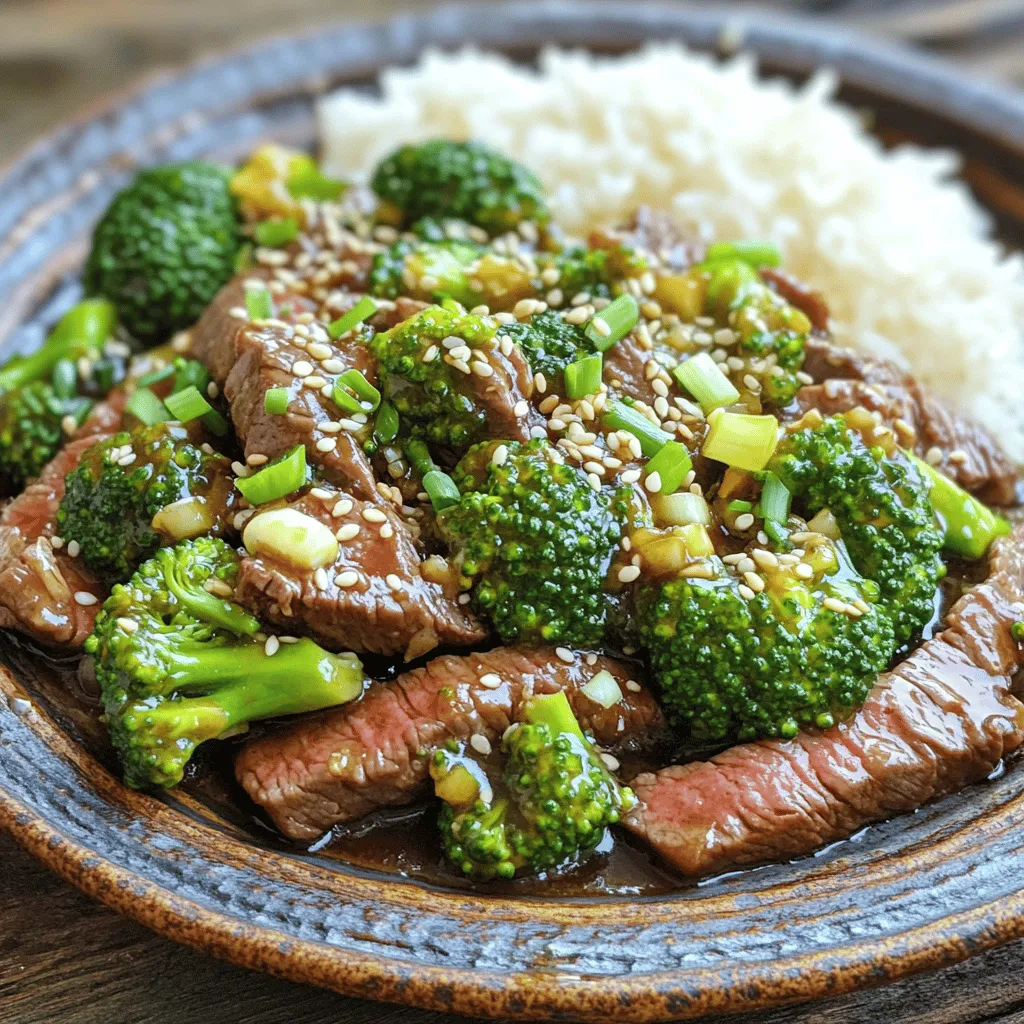Easy Beef and Broccoli Quick and Flavorful Recipe