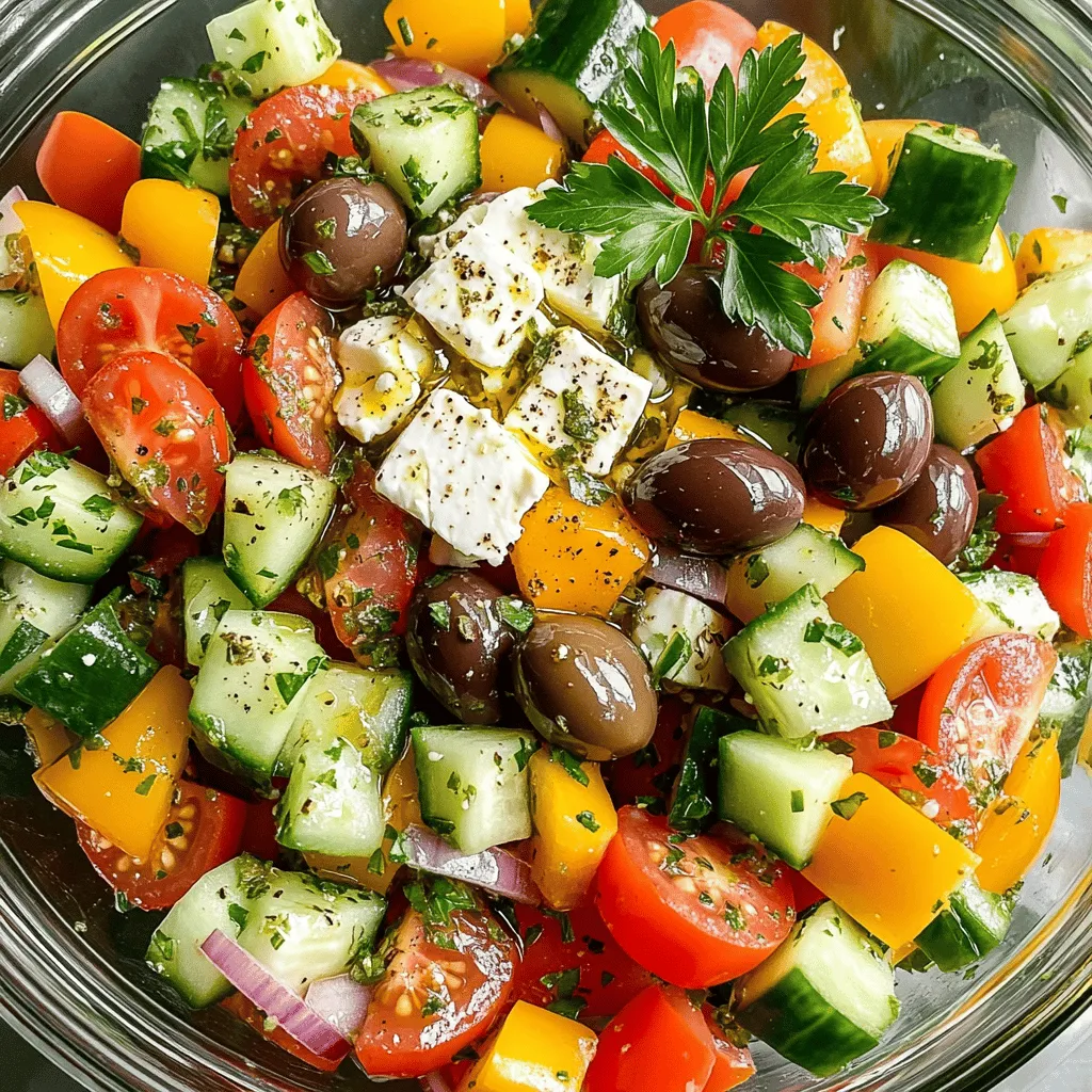 Classic Greek Salad Flavorful and Fresh Recipe Guide
