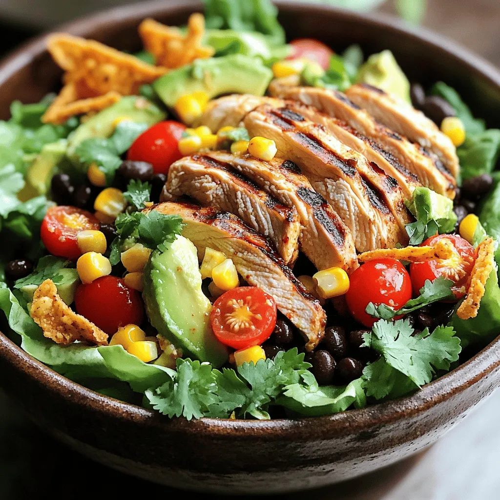 Southwest Chicken Salad Fresh and Flavorful Recipe