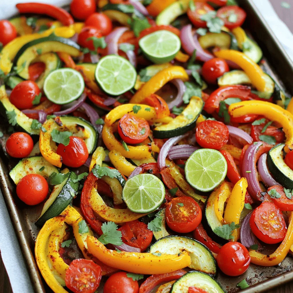 Sheet Pan Fajita Veggies Flavorful and Easy Recipe
