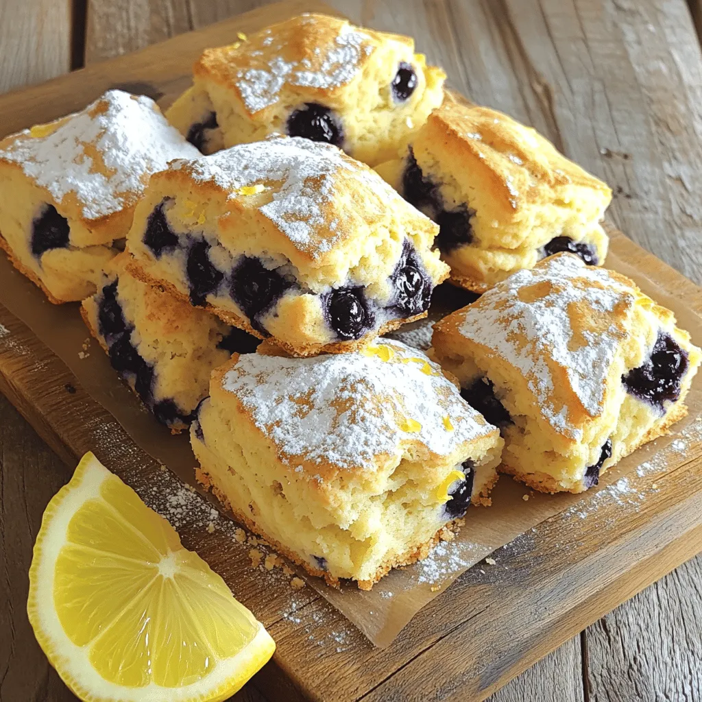 Lemon Blueberry Scones Fresh and Flavorful Treat
