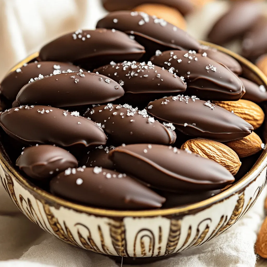 Chocolate-Dipped Almonds Irresistible Sweet Treat