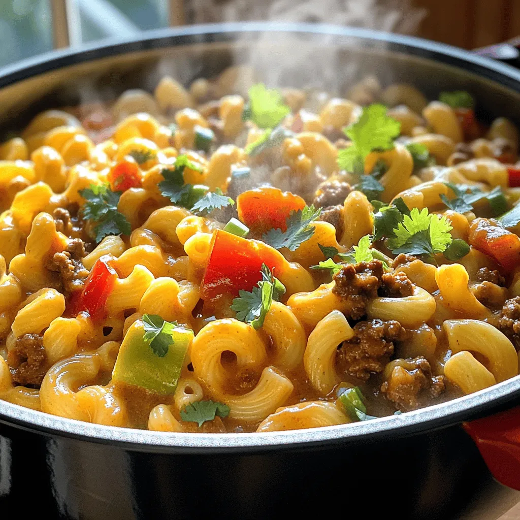 Cheesy One-Pot Chili Mac Simple and Hearty Meal
