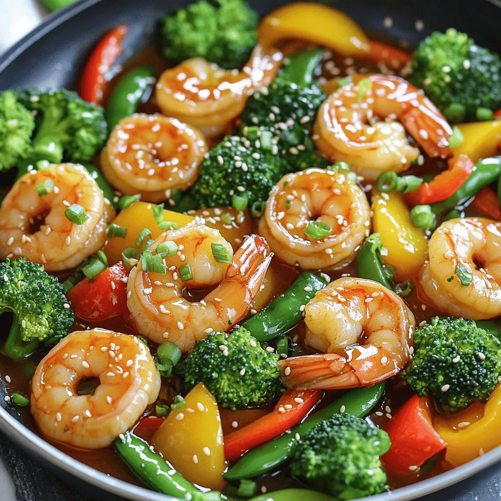 Honey Garlic Shrimp Stir Fry Fast and Flavorful Meal