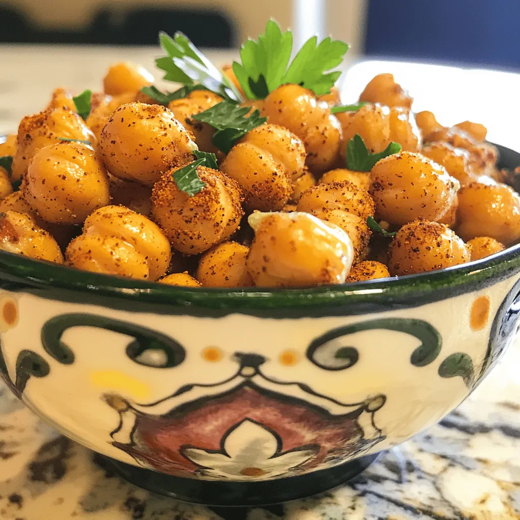Crispy Roasted Chickpeas Irresistible Flavor Boost