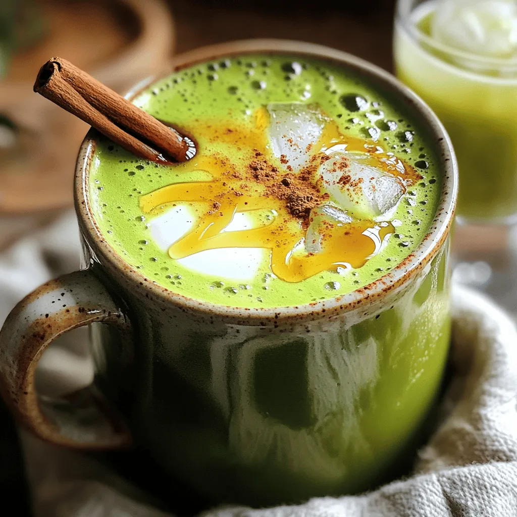 Honey Almond Matcha Latte Simple and Flavorful Recipe