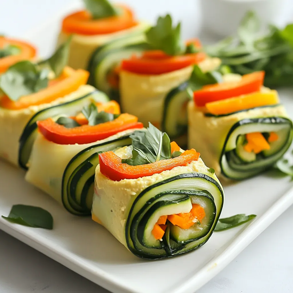 Homemade Zucchini Wraps Fresh and Flavorful Delight