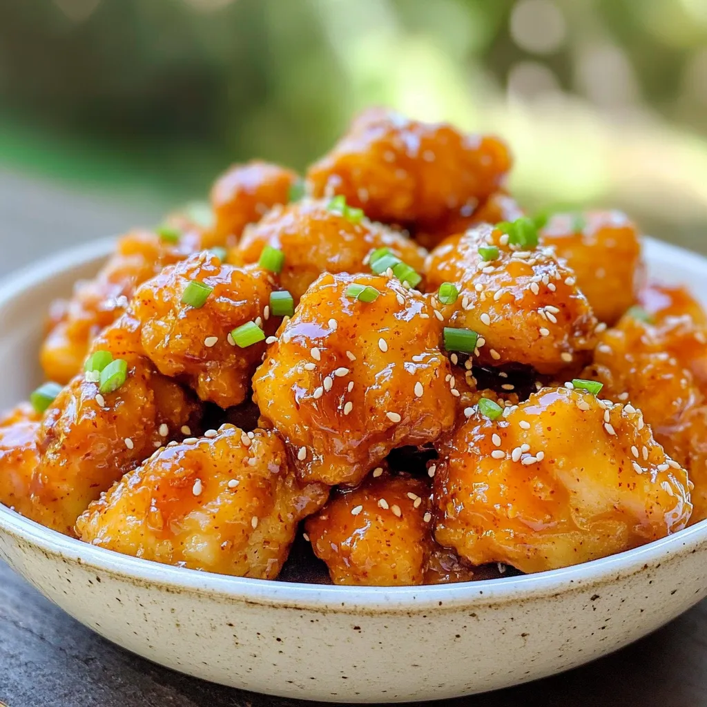 Air Fryer Crispy Sweet Chili Chicken Delight