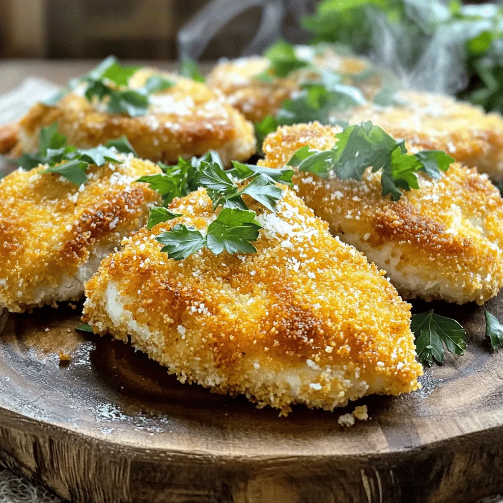 Panko Parmesan Chicken Cutlets Crispy and Tasty Meal