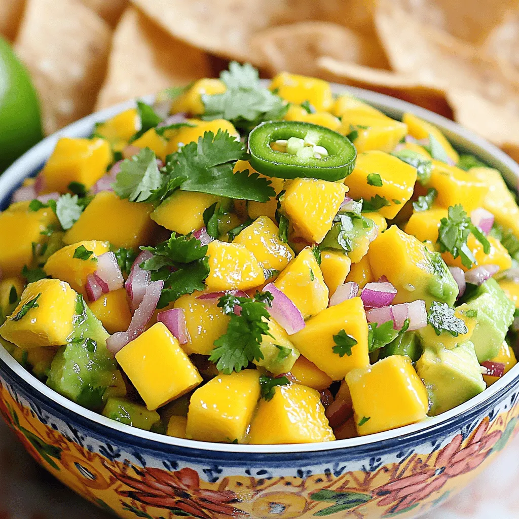 Mango Avocado Salsa Flavorful and Fresh Delight